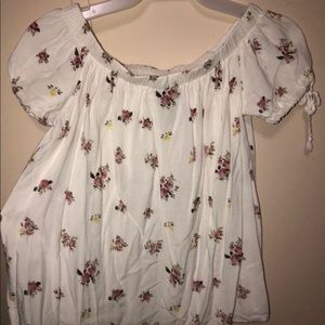 off the shoulder top